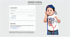Desktop Screenshot of portal.tribecapediatrics.com